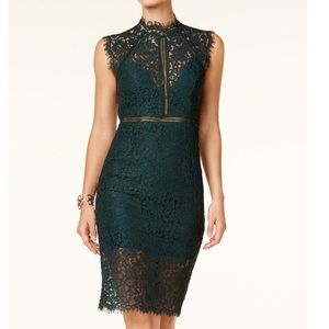 bardot lace sheath